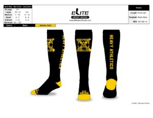 Black Sock Gold Writing